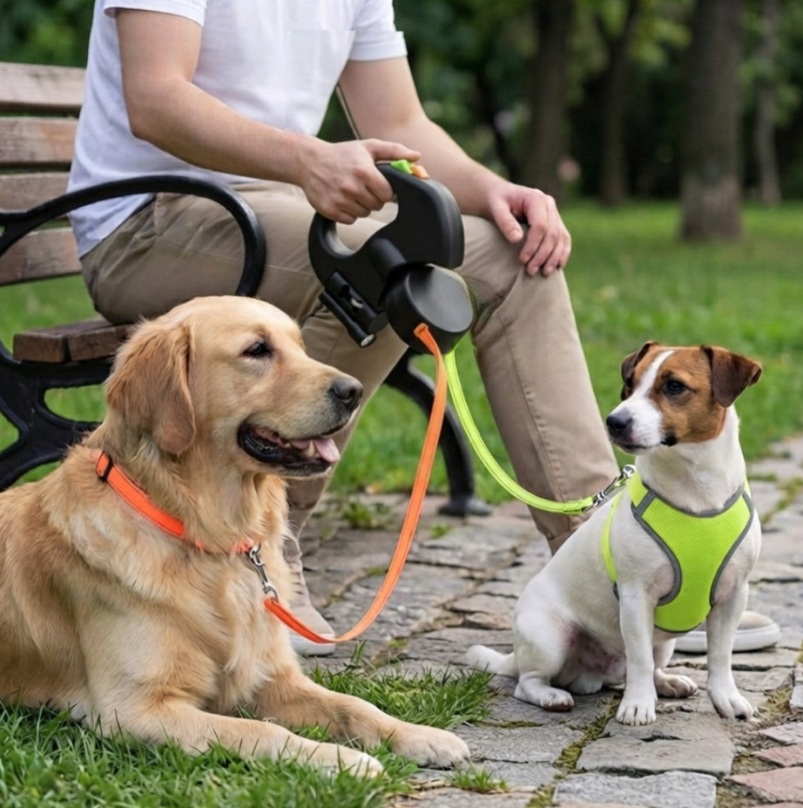 OmniLeash™: Il Guinzaglio 4-in-1 che Rende le Passeggiate Semplici e Sicure