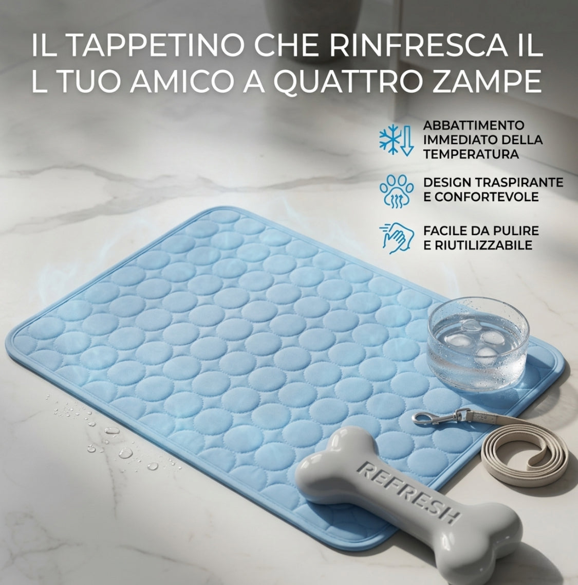 Nuvola Breeze™: Il Tappetino Rinfrescante che regala Relax al tuo Pet