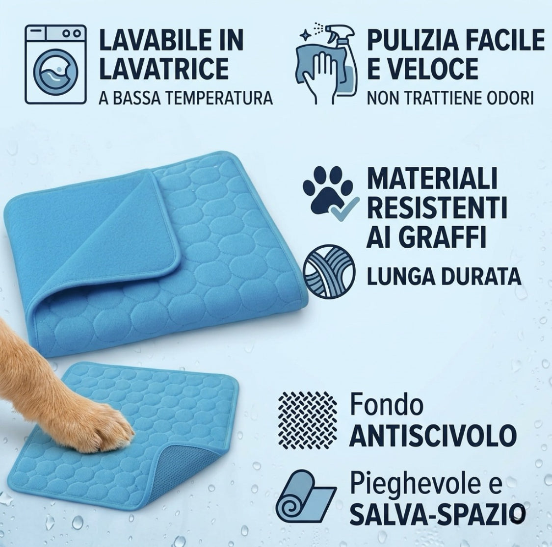 Nuvola Breeze™: Il Tappetino Rinfrescante che regala Relax al tuo Pet